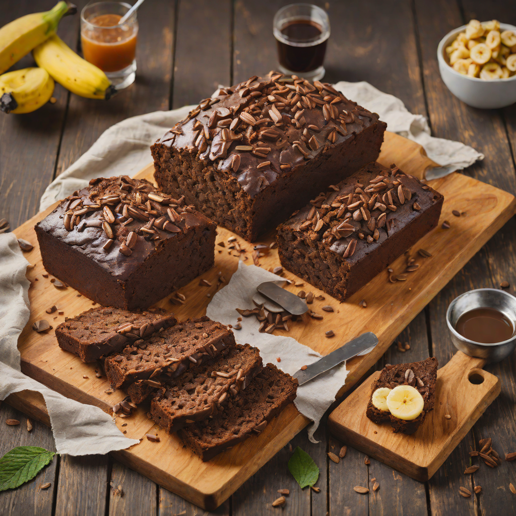 Black Rum Chocolate Banana Bread