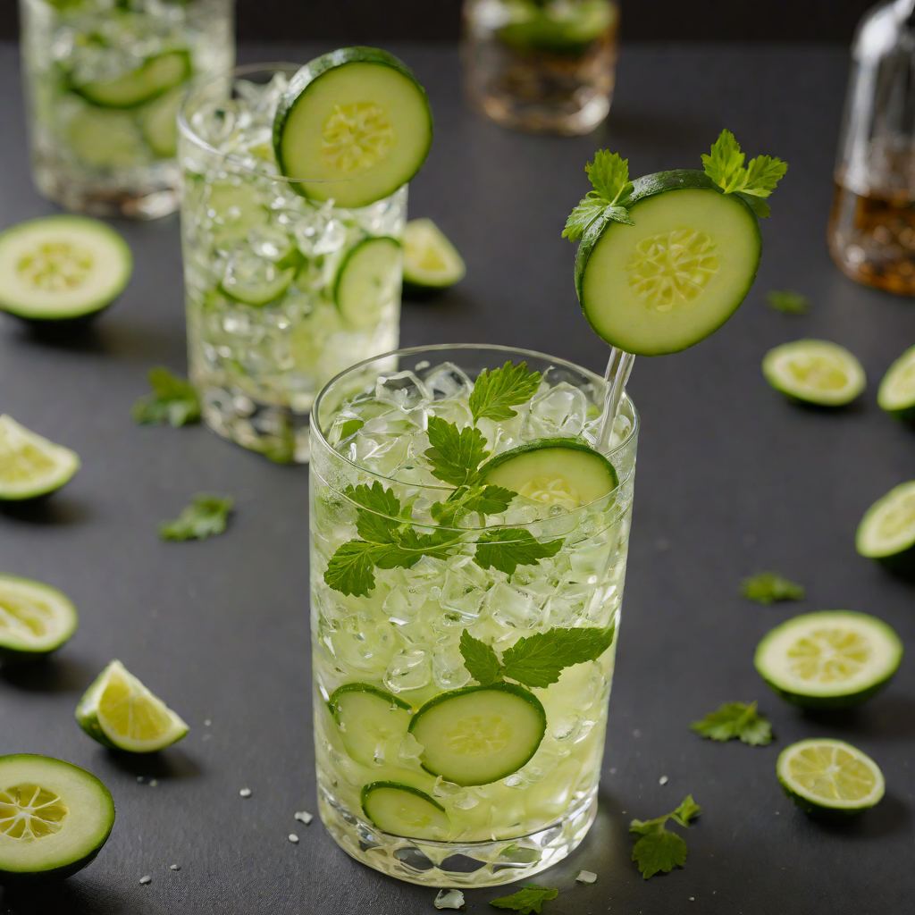 Refreshing Mediterranean Cucumber Gin Fizz