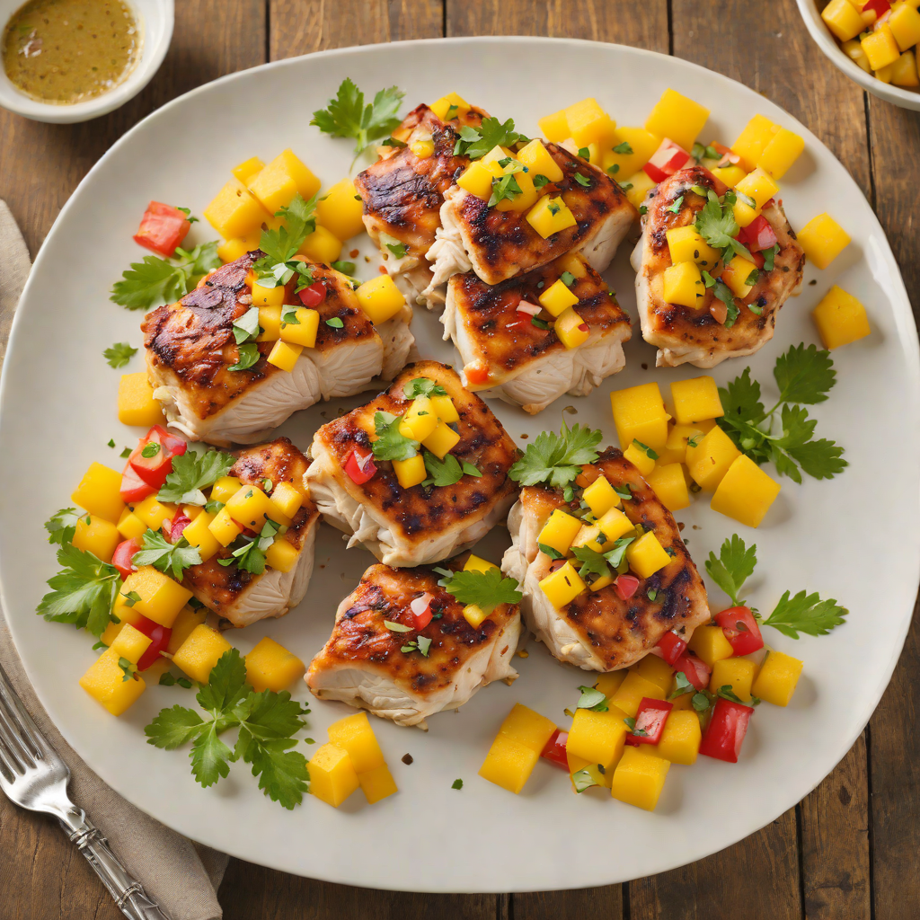 Pan-Seared Chicken Thighs with Mango Salsa