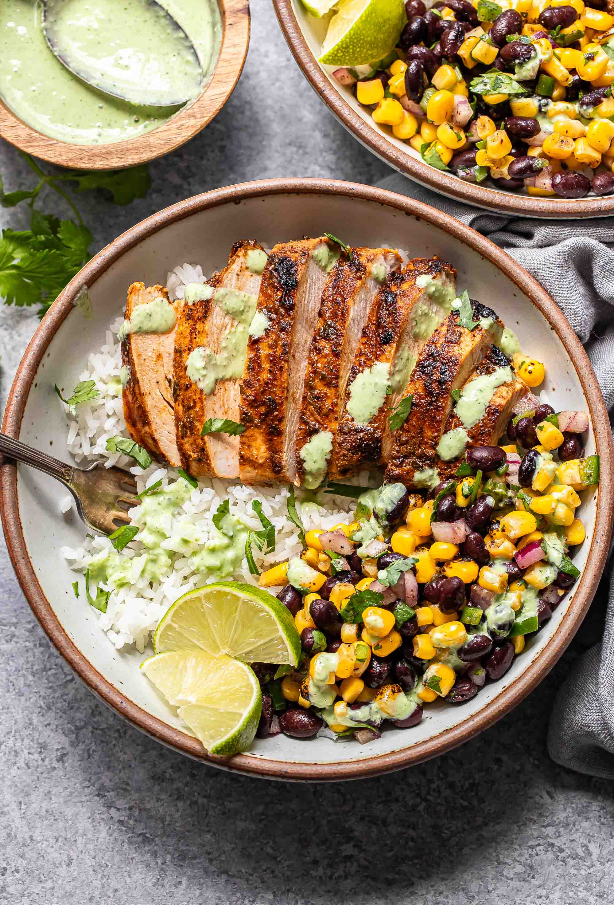 Southwest Chicken and Black Bean Bowl