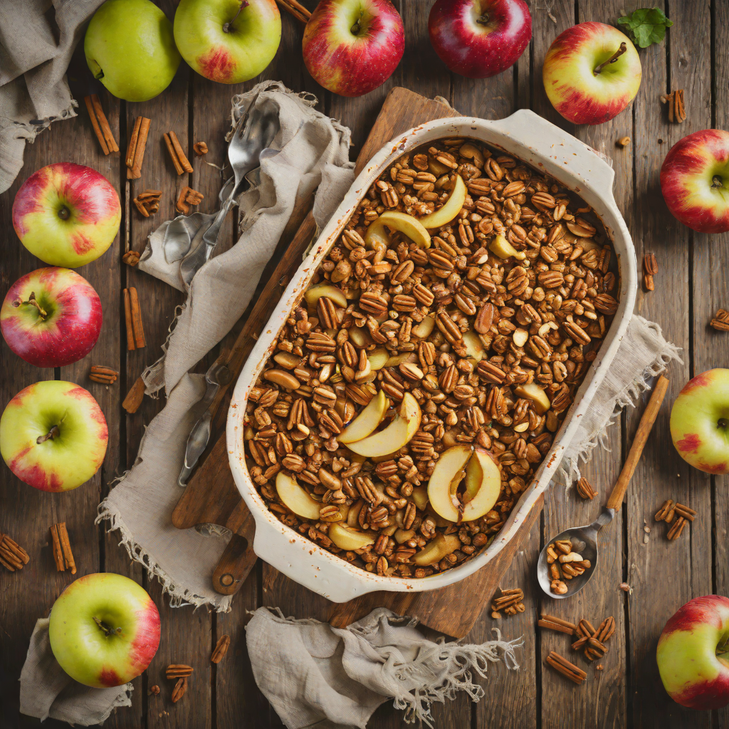 Oven-Baked Cinnamon Apple Crisp
