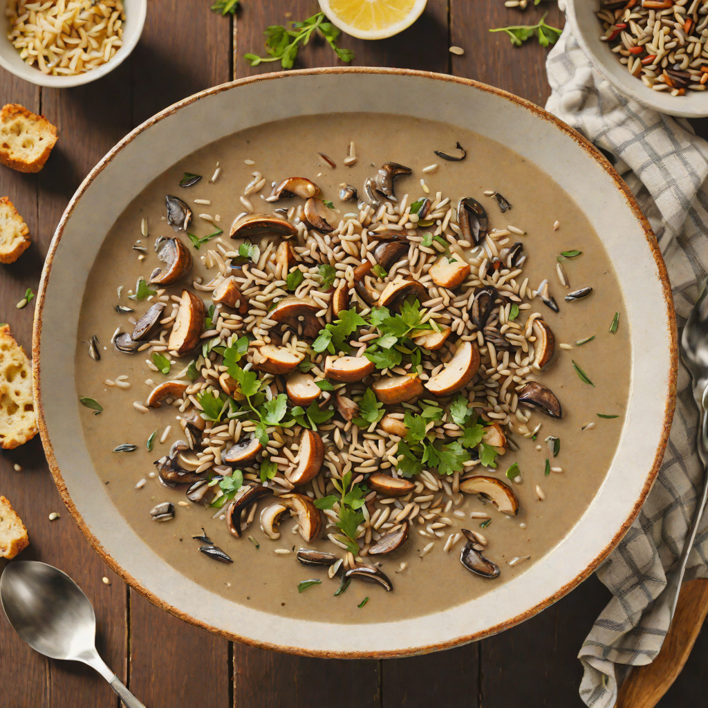 Minneapolis-Inspired Wild Rice and Mushroom Soup