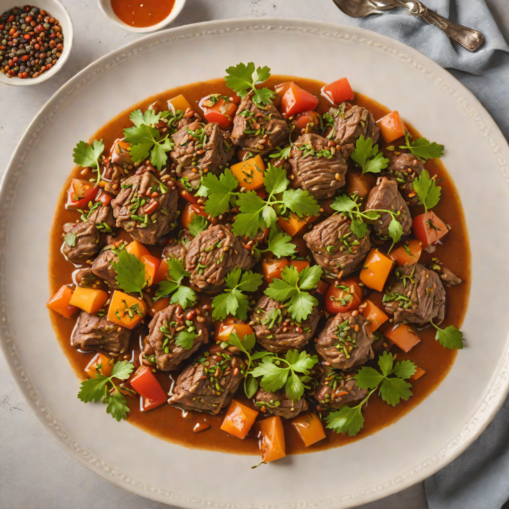 Slow-Simmered Iraqi Lamb with Aromatic Spices and Tomato