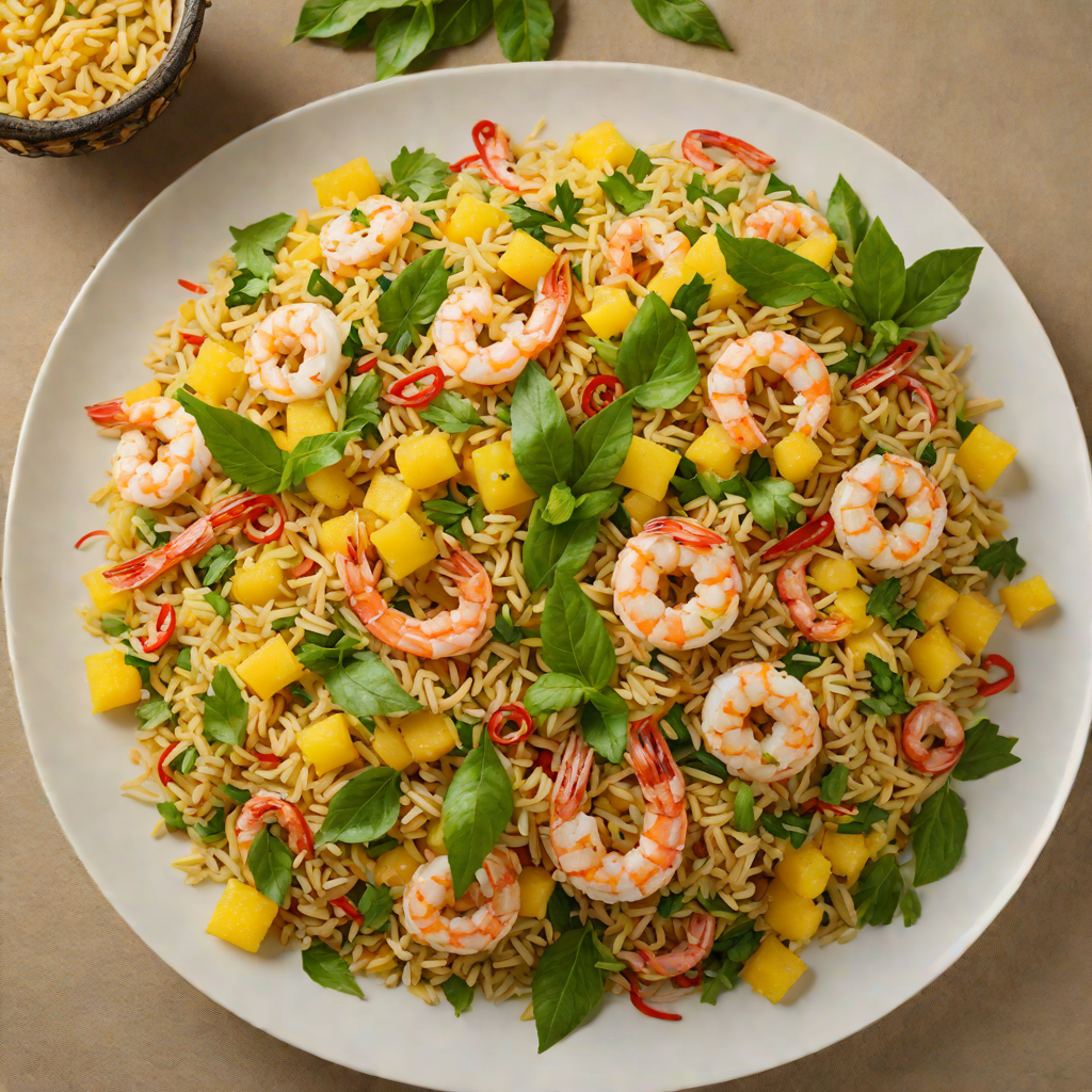 Pineapple and Shrimp Fried Rice with Thai Basil