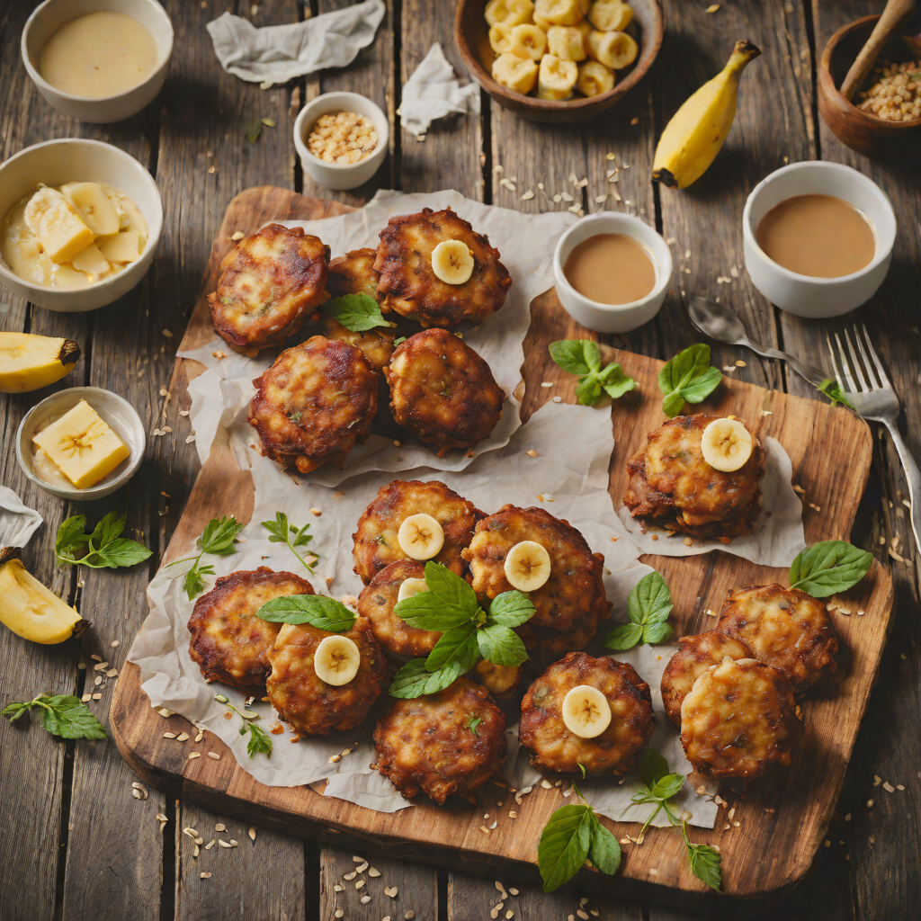Pan-Fried Brown Butter Banana Fritters