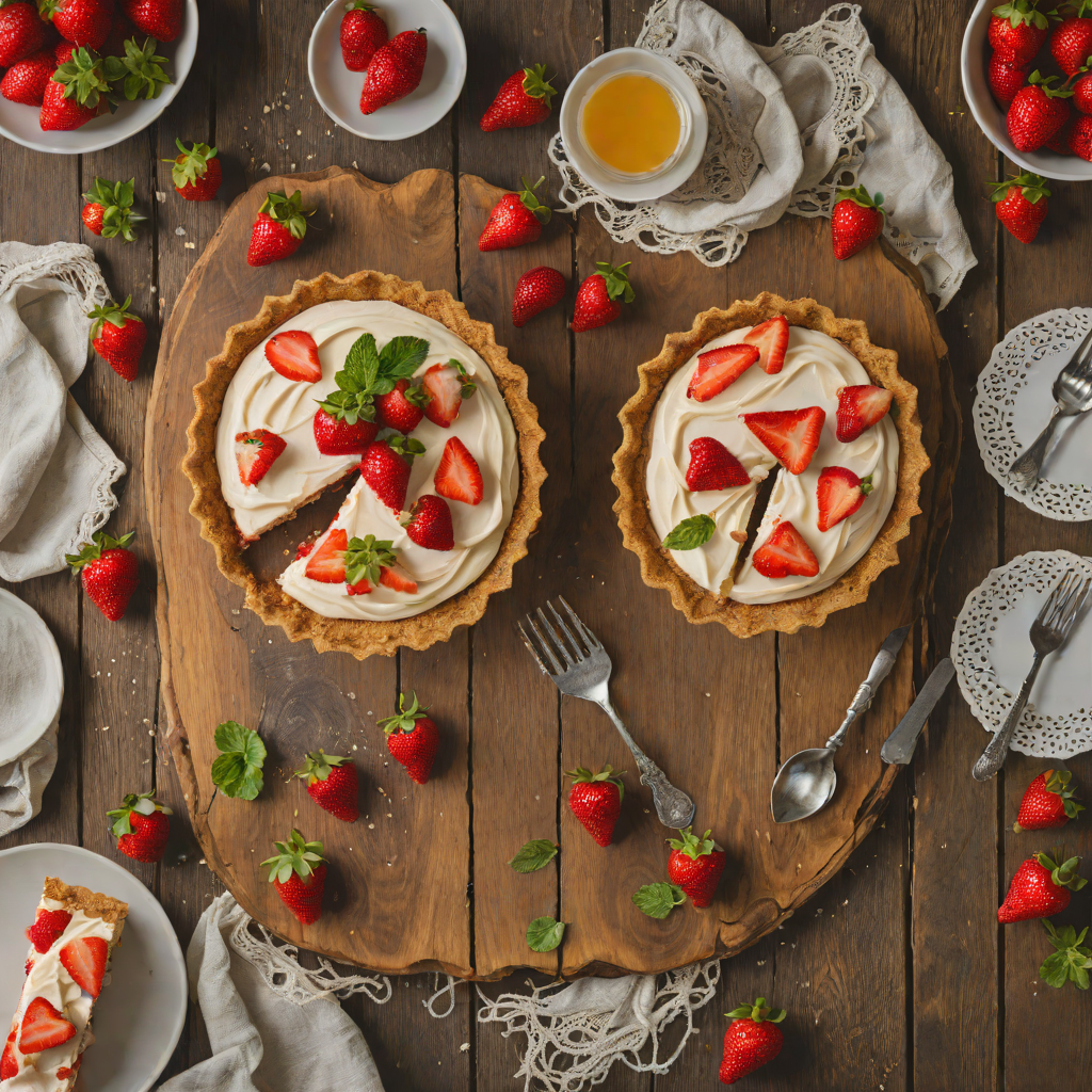 No-Bake Strawberry Cream Cheese Gelatin Pie