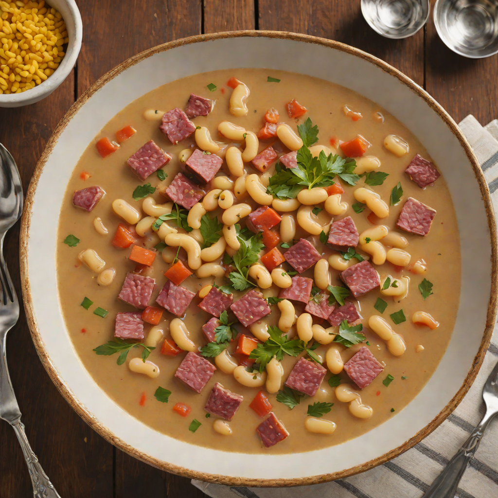 Coon Rapids Dam Mississippi River White Bean and Smoked Sausage Stew