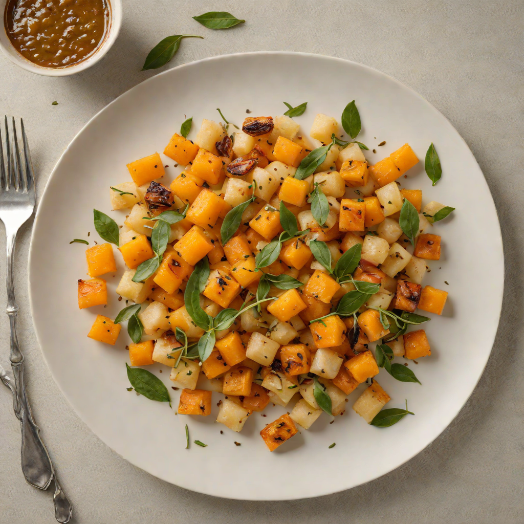 Pan-Seared Gnocchi with Sage Brown Butter and Roasted Butternut Squash