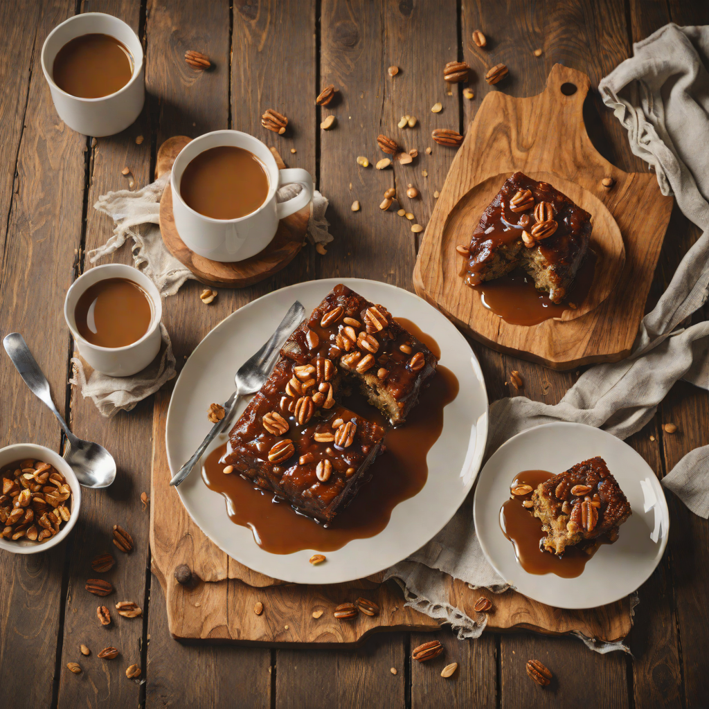 Maple Walnut Sticky Toffee Pudding