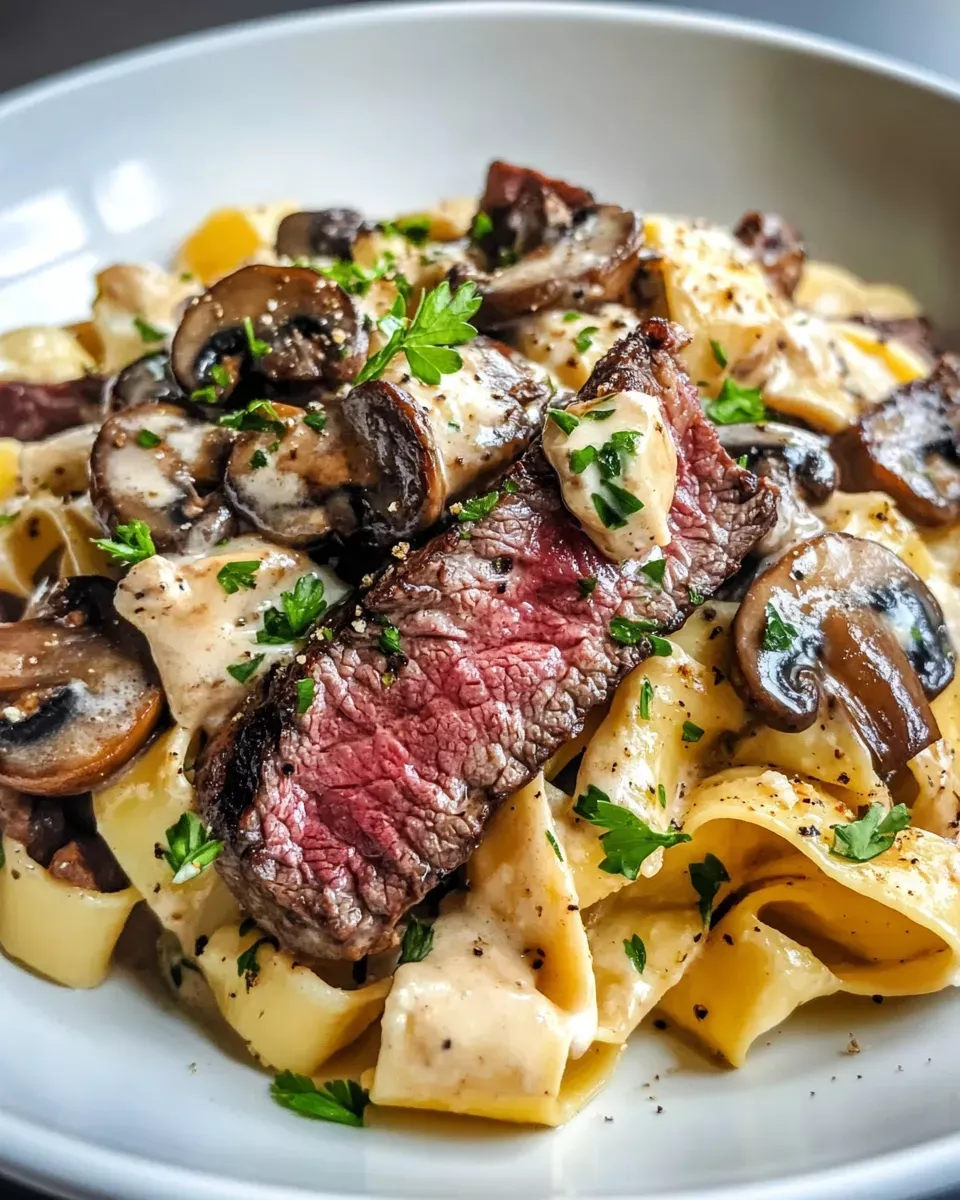 Italian-Style Beef and Mushroom Ragu with Pappardelle