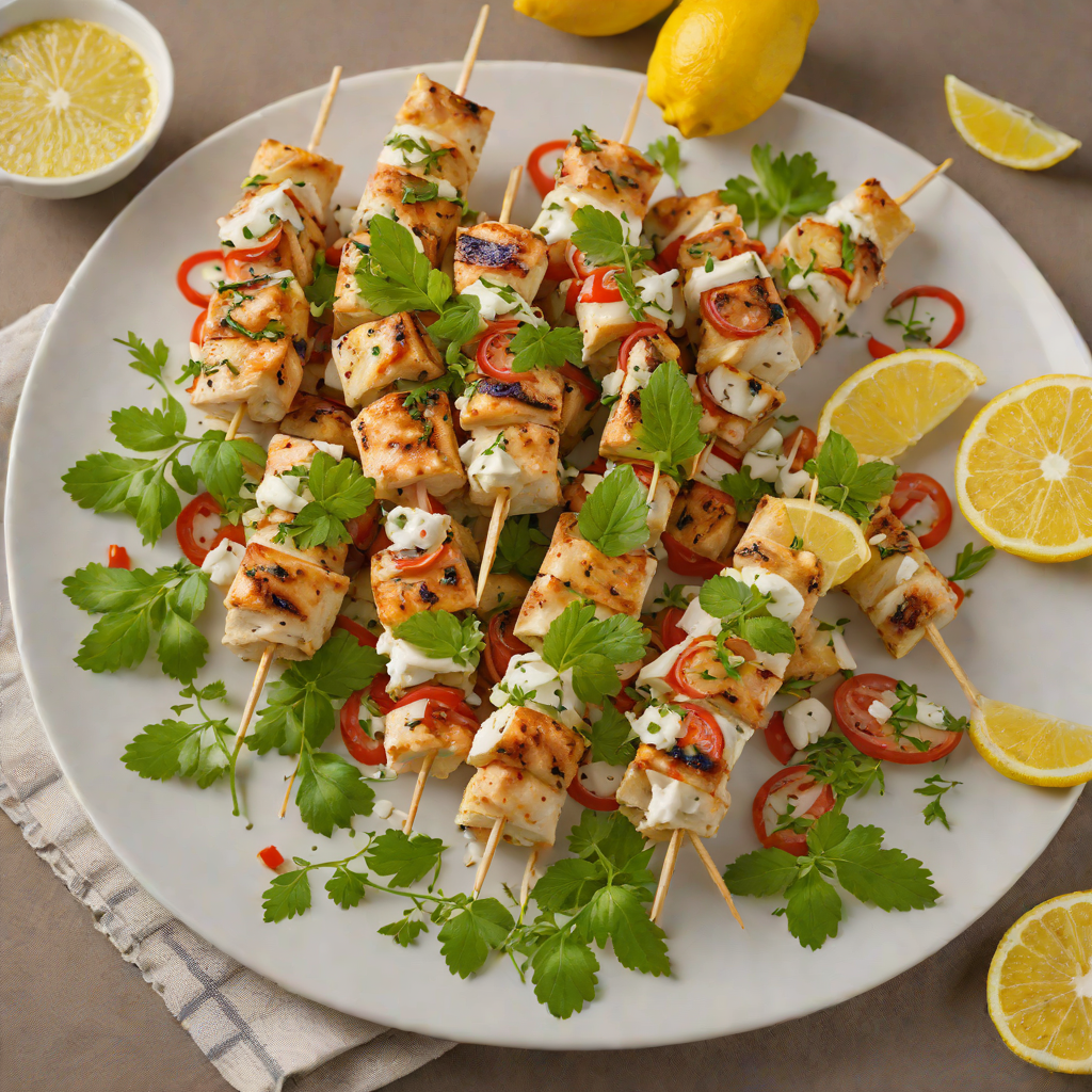 Oven-Roasted Lemon-Oregano Chicken Souvlaki
