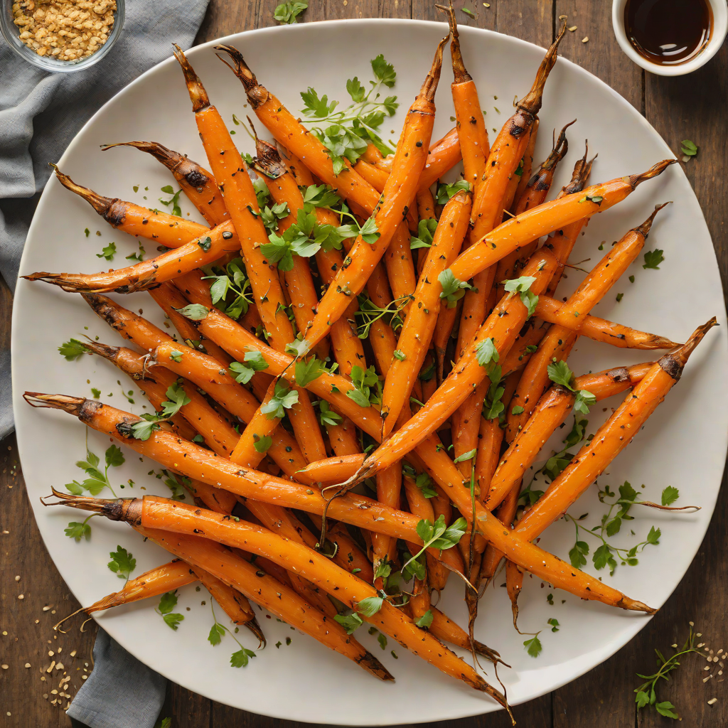Spiced Garlic and Honey Roasted Carrots