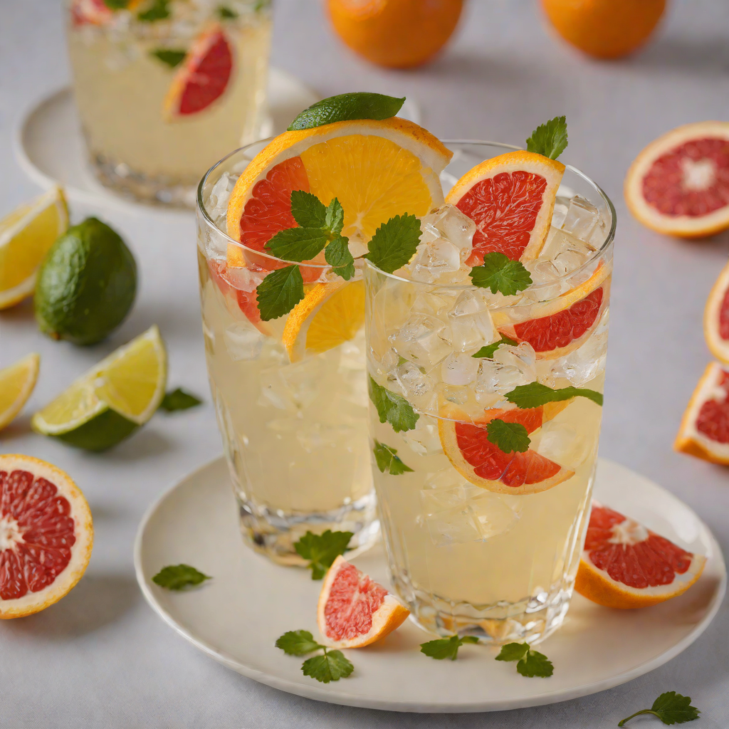 Tequila Citrus Collins with Fresh Grapefruit