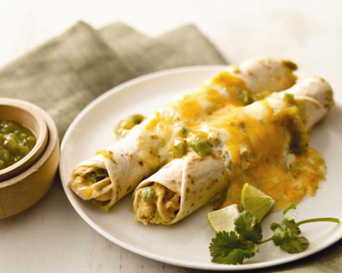 Mexican Chicken Enchiladas Verde