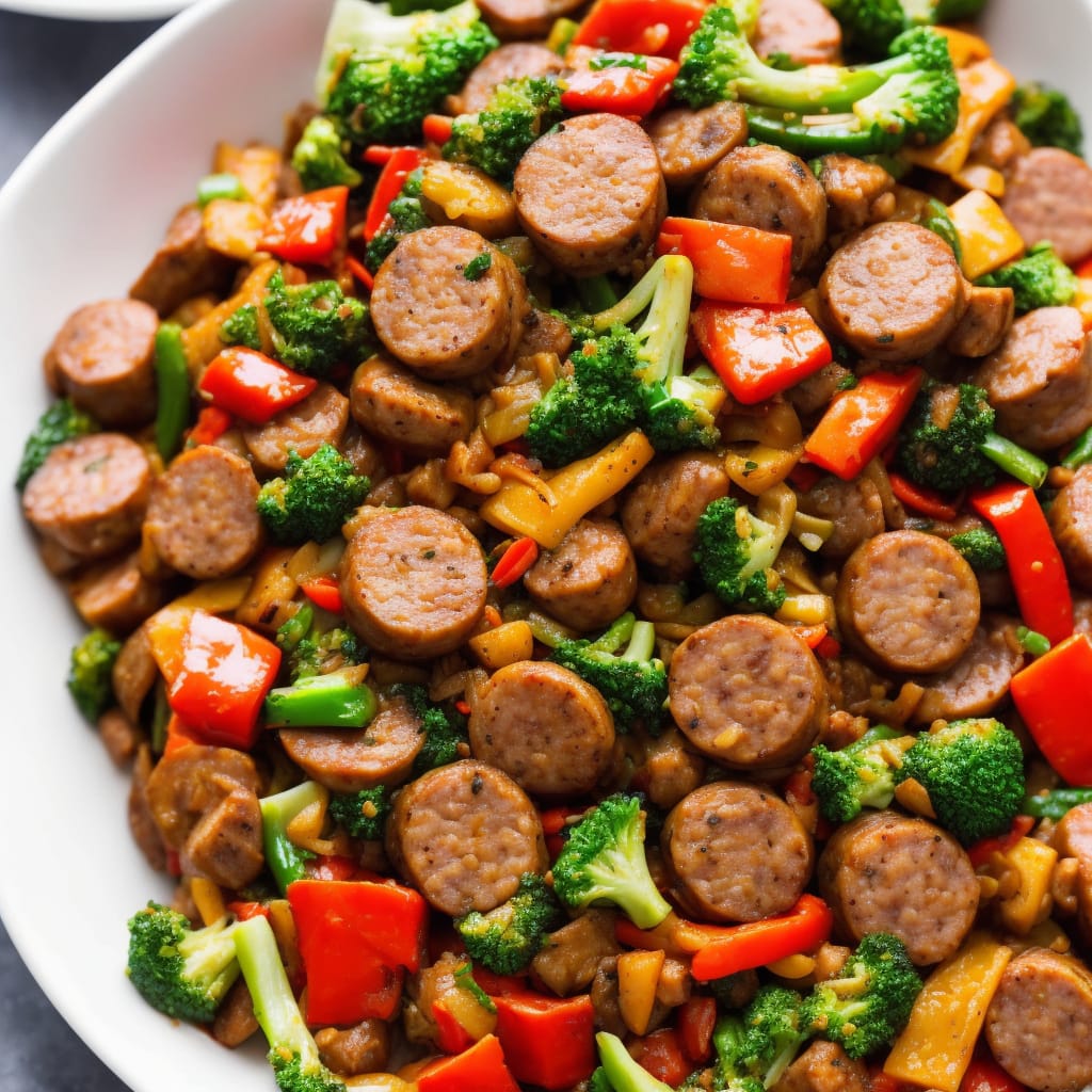 Sausage and Vegetable Stir-Fry