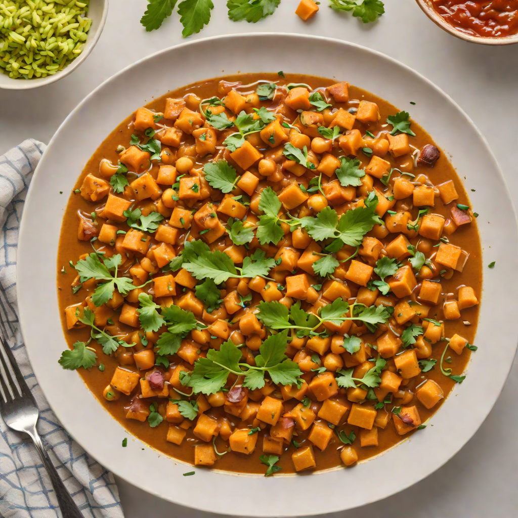 One-Pot Spiced Chickpea and Sweet Potato Curry