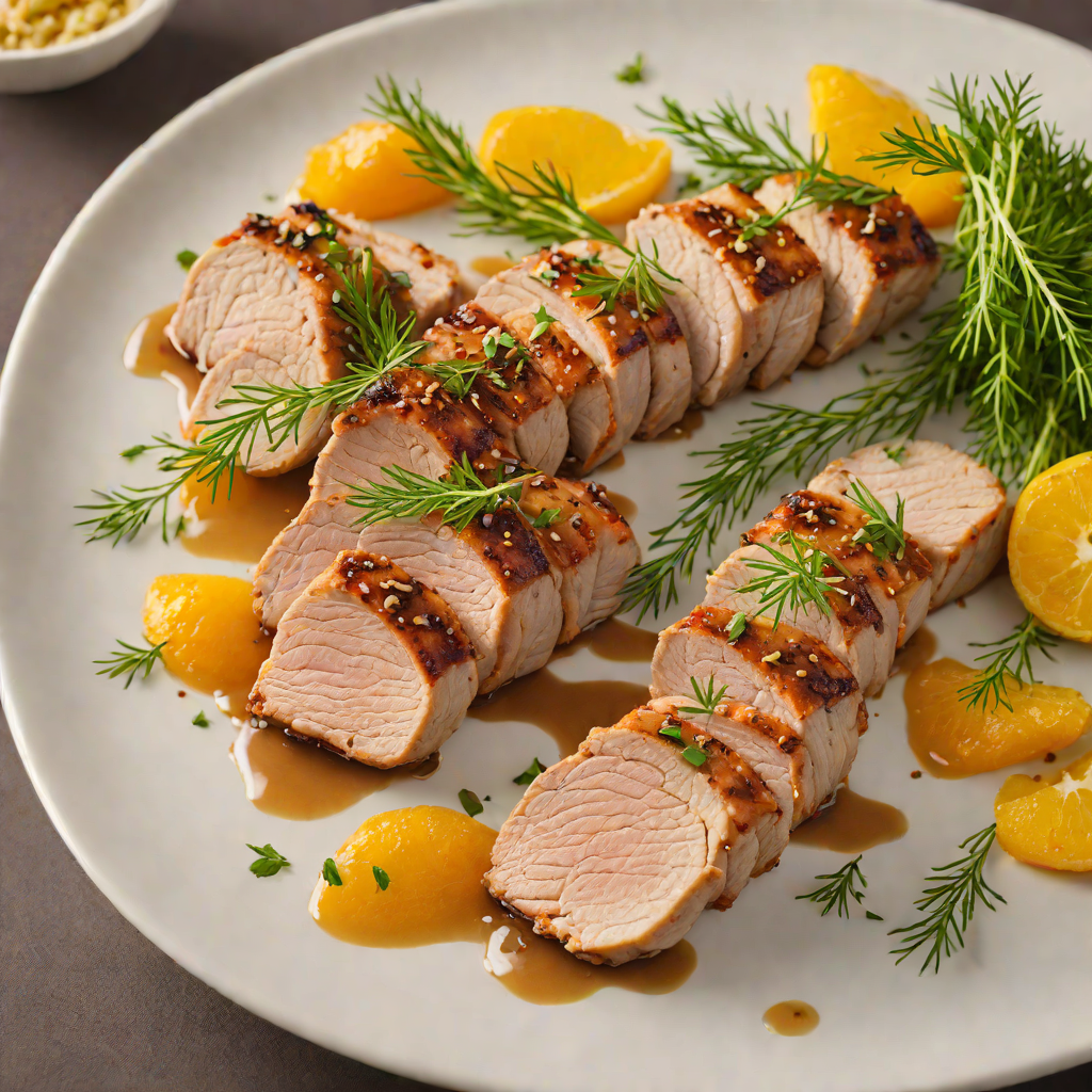 Fennel and Orange Glazed Roast Pork Tenderloin
