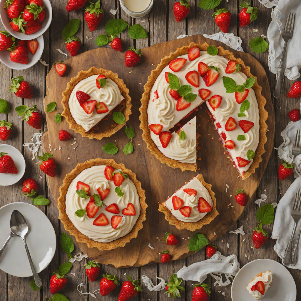 No-Bake Strawberry Jello Cream Pie