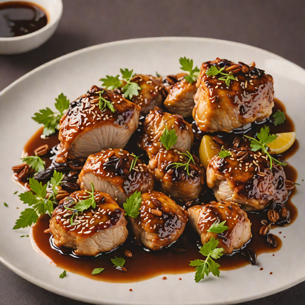 Braised Soy-Glazed Chicken Thighs with Star Anise
