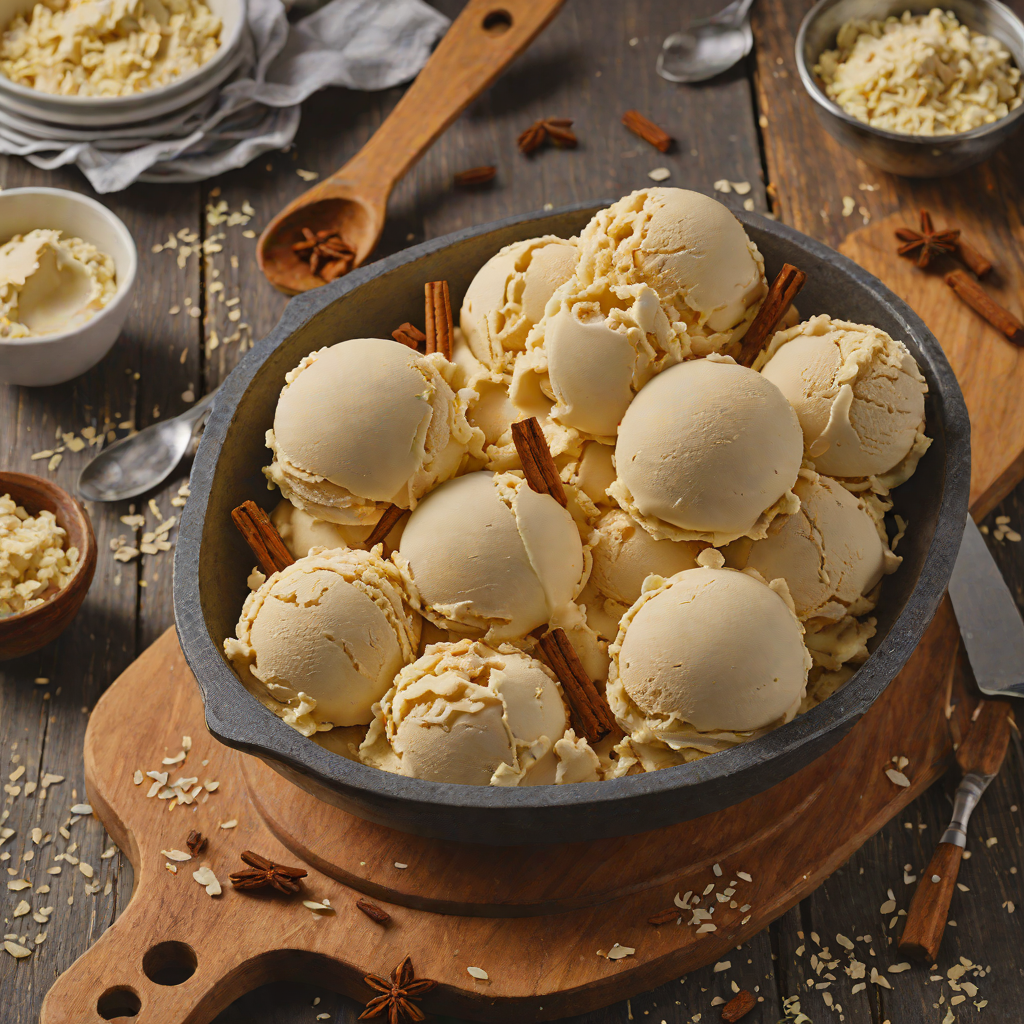No-Churn Vanilla Cinnamon Ice Cream