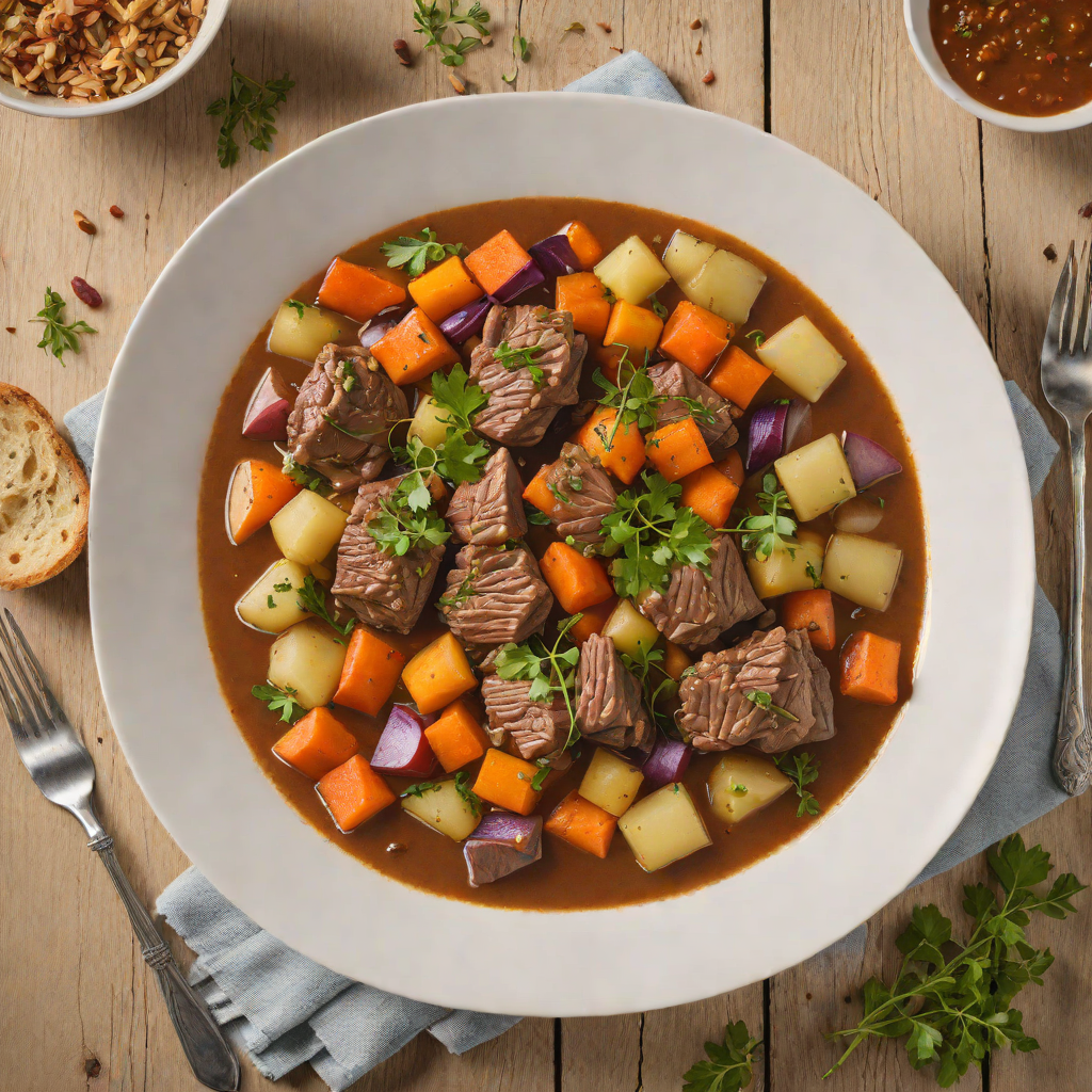 Falkland Island Lamb Stew with Root Vegetables