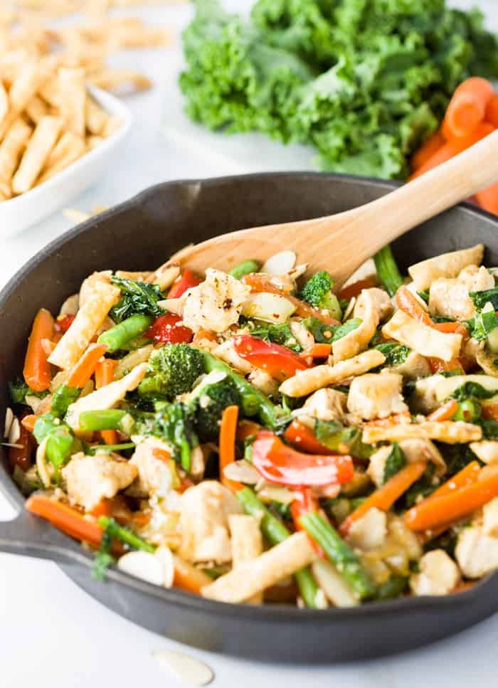 Thai-Inspired Chicken and Vegetable Stir-Fry