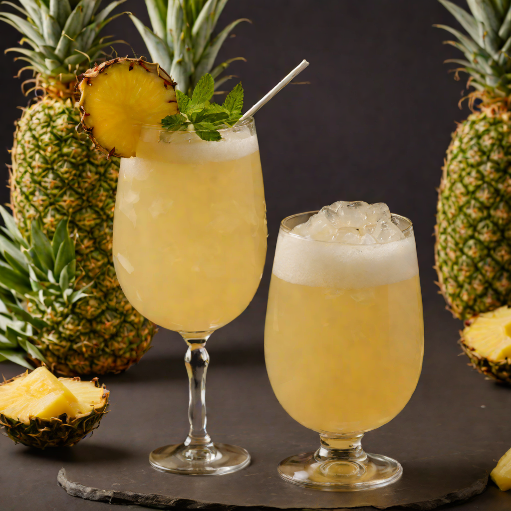 Tropical Pineapple Rum Flip