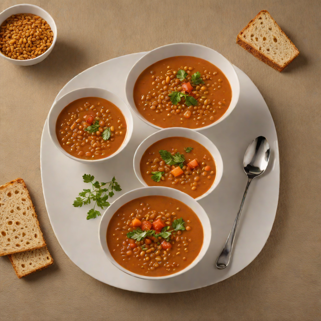 Low-Simmered Lentil and Tomato Soup with Cumin