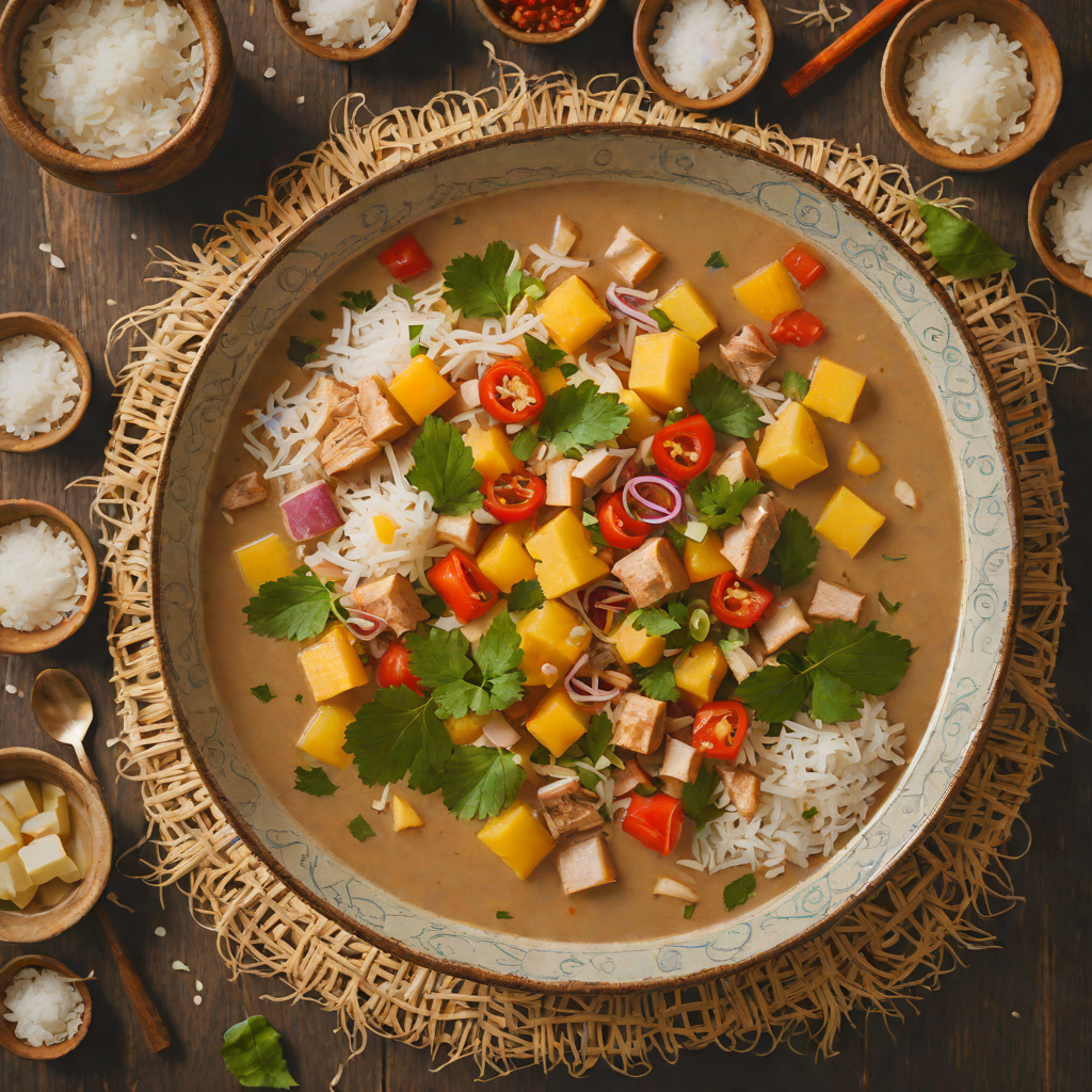 Tropical Tiki Taro and Coconut Stew