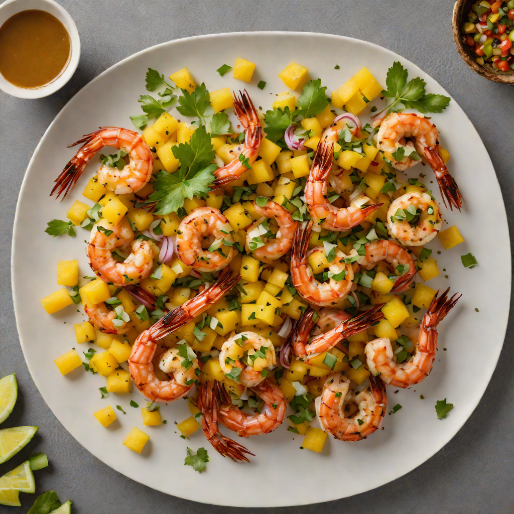 Smoky Mezcal-Charred Shrimp with Spiced Pineapple Salsa