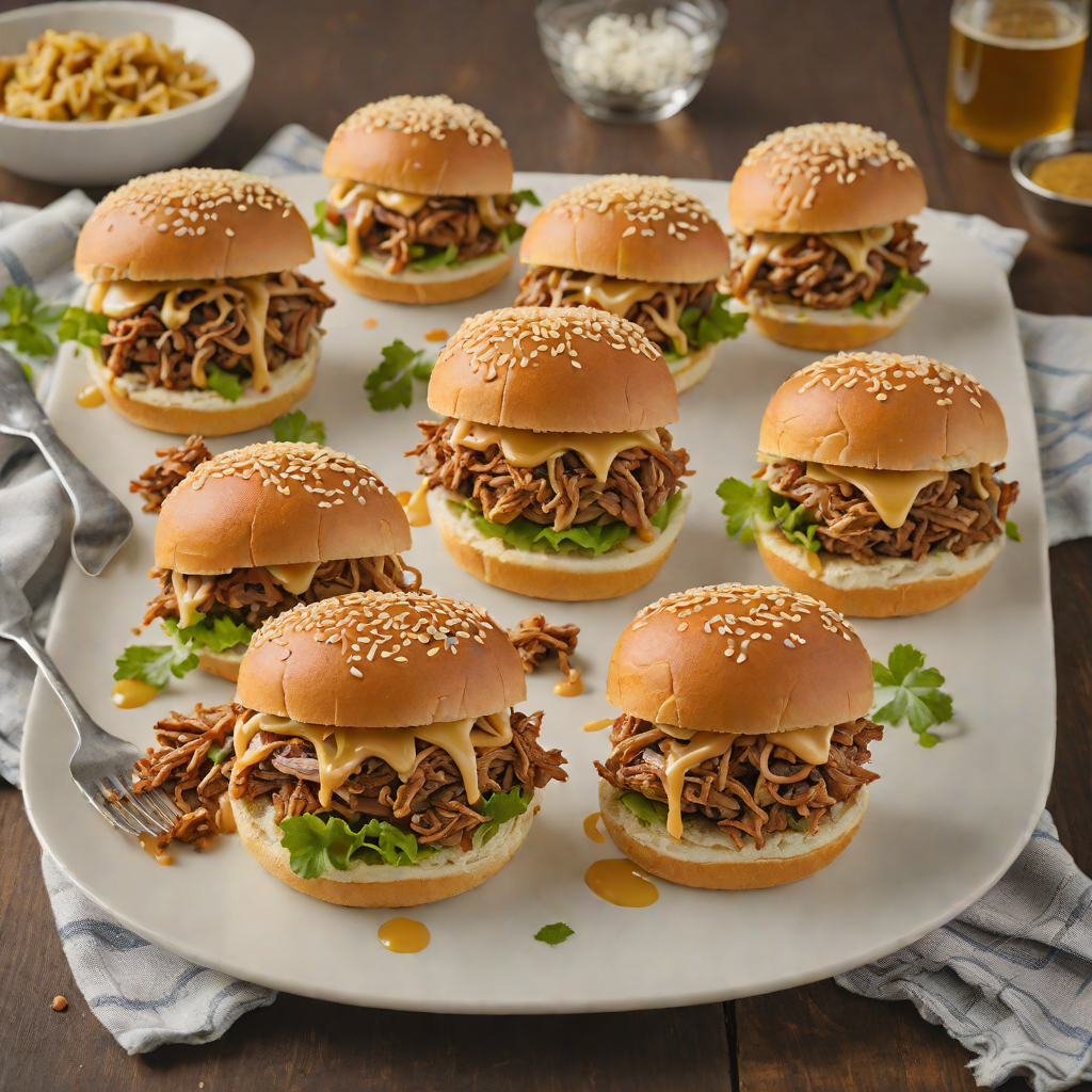 Smoky Mustard and Brown Sugar Pulled Pork Sliders