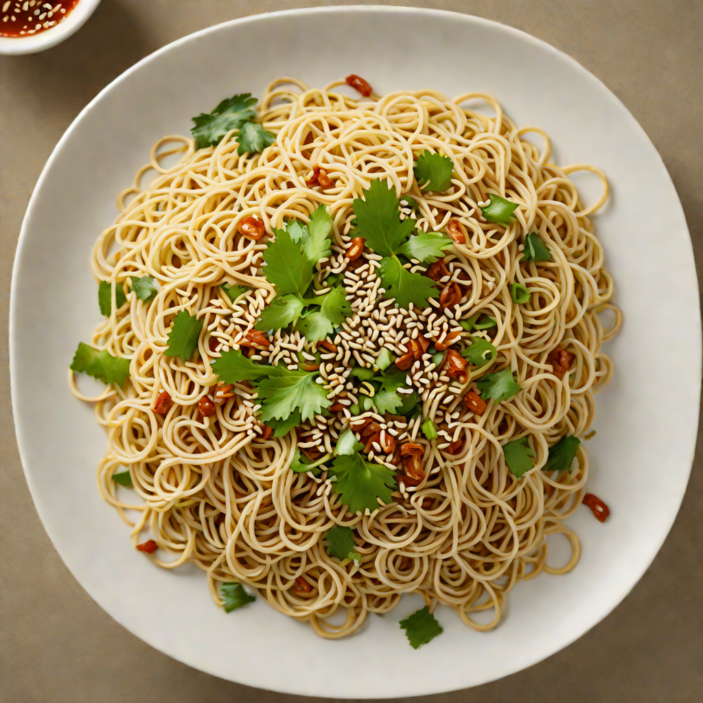 Shanghai-Style Scallion Noodles with Sesame Oil