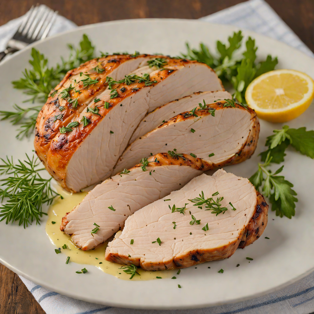 Farmhouse Smoked Turkey Breast with Herb Butter