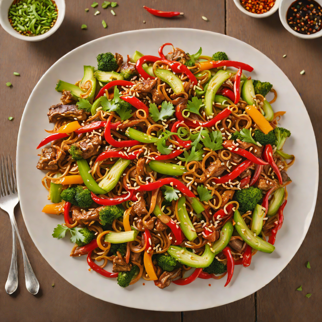 Spicy Szechuan Stir-Fry with Chili and Garlic