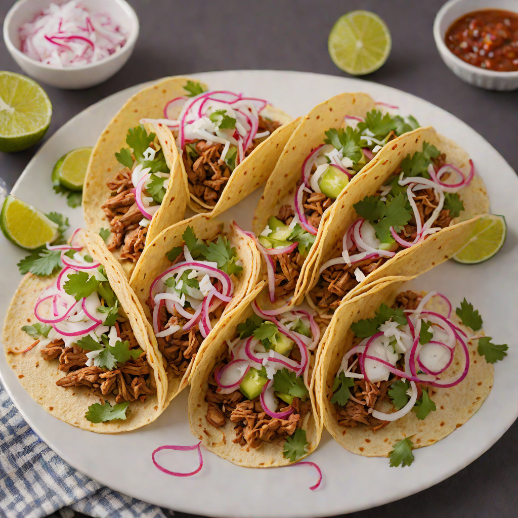 Spicy Regional-Style Pork Tacos with Pickled Onions