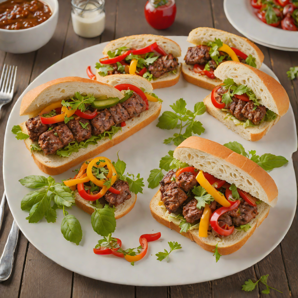 Lakefront Grilled Italian Sausage and Peppers Sandwiches