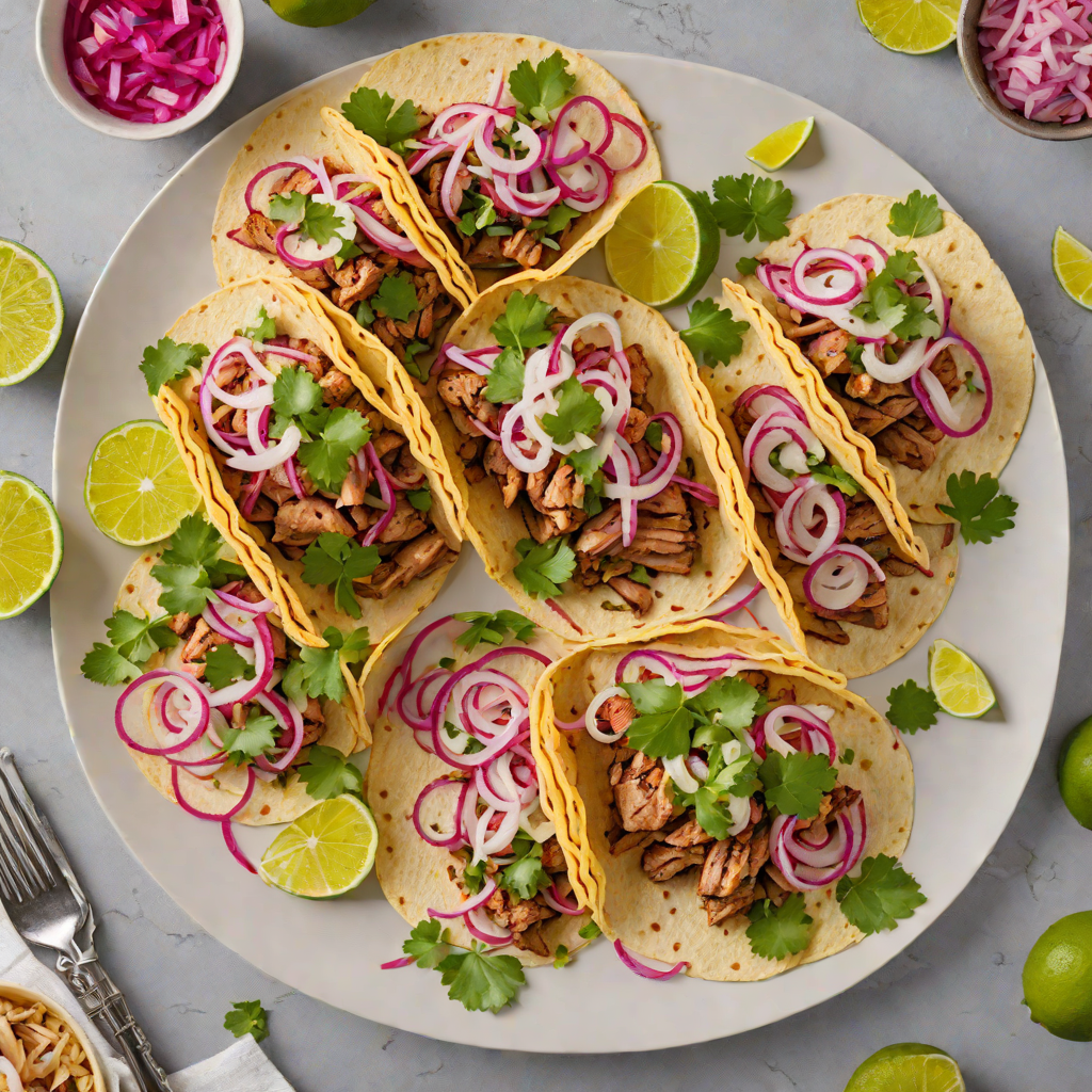 Grilled Citrus-Marinated Pork Tacos with Pickled Red Onion