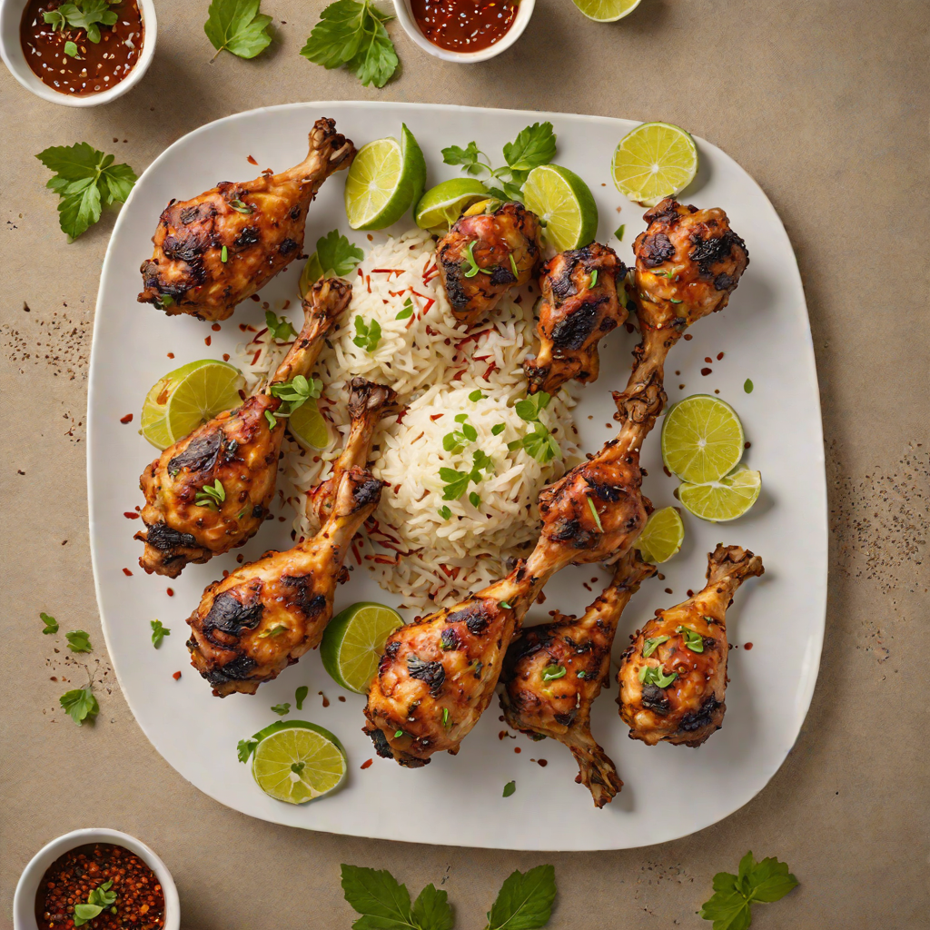 Hidden-Spiced Caribbean Jerk Chicken Drumsticks