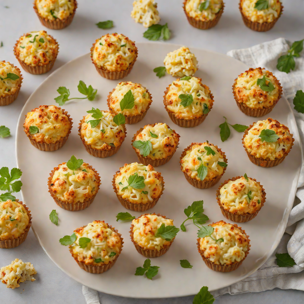 Cheddar and Cauliflower Cauliflower Muffins