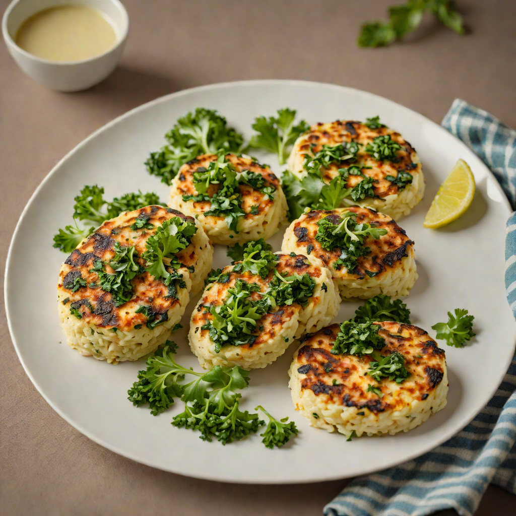 Grilled Ugali Cakes with Spiced Sukuma Wiki