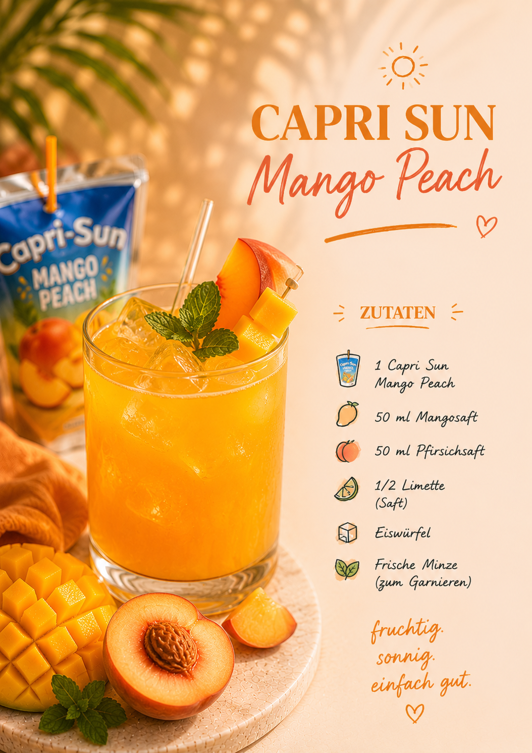 Mango-Peach Caribbean Breeze