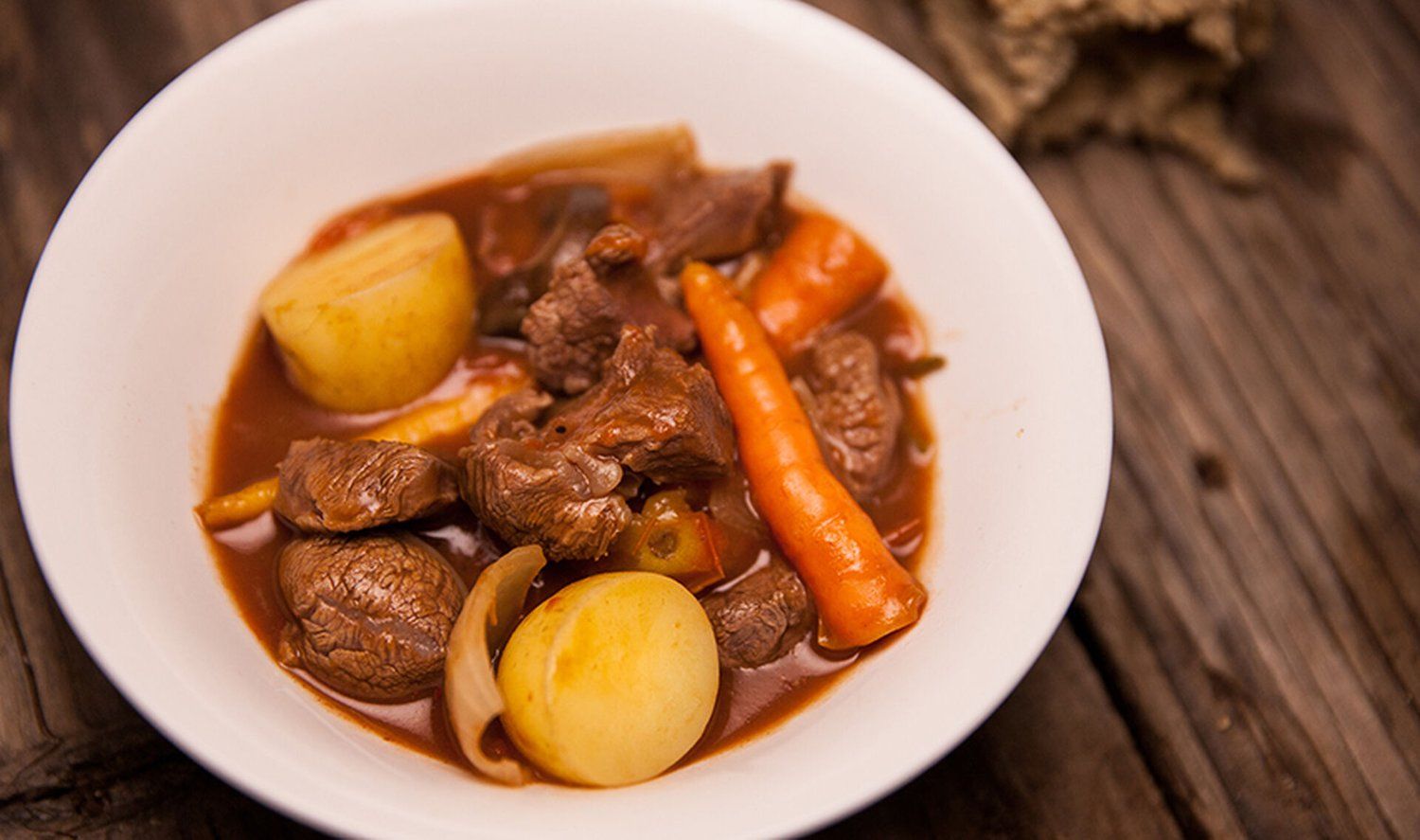 Slow-Cooked Kangaroo Stew with Bush Tomato and Root Vegetables