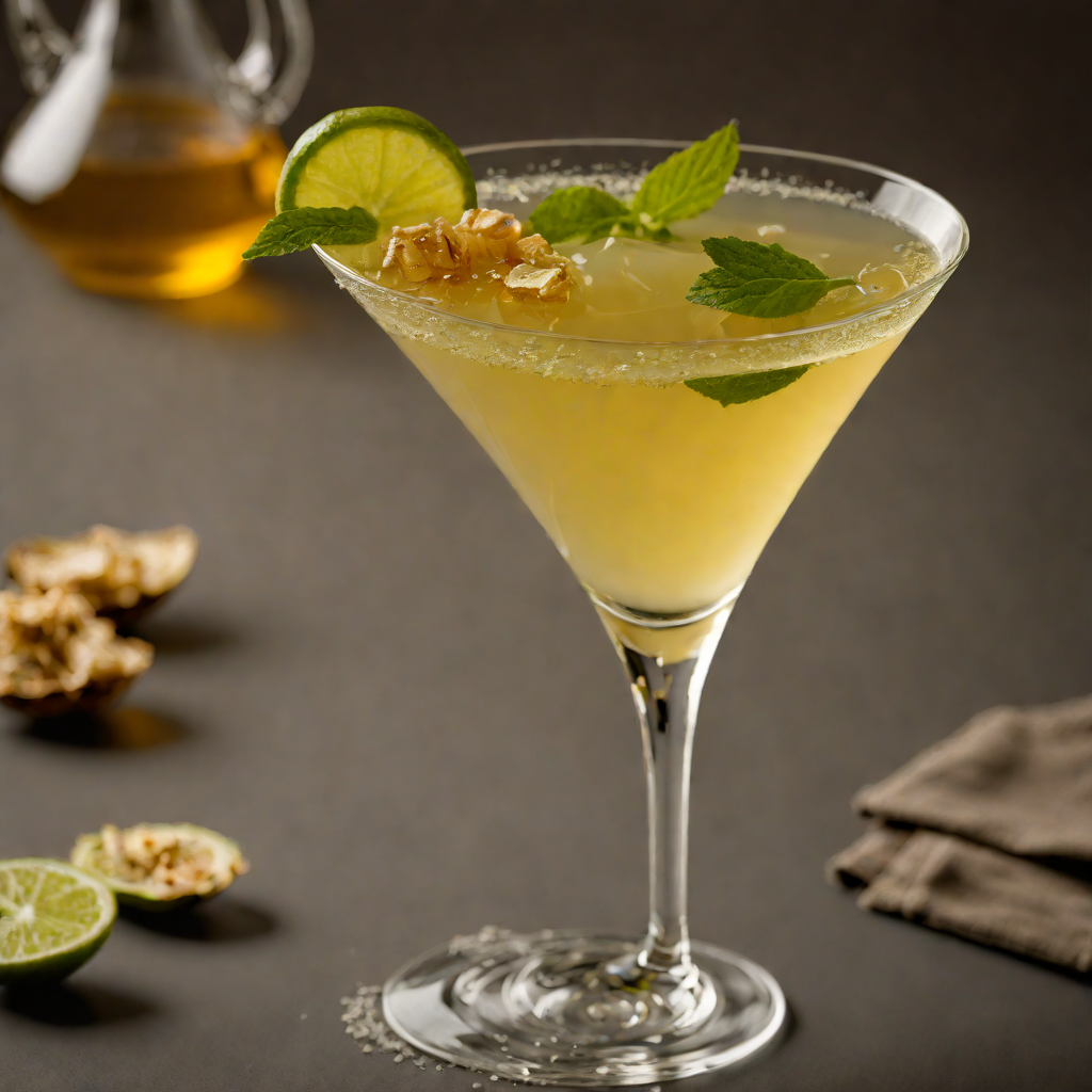 Honey-Ginger Green Tea Martini