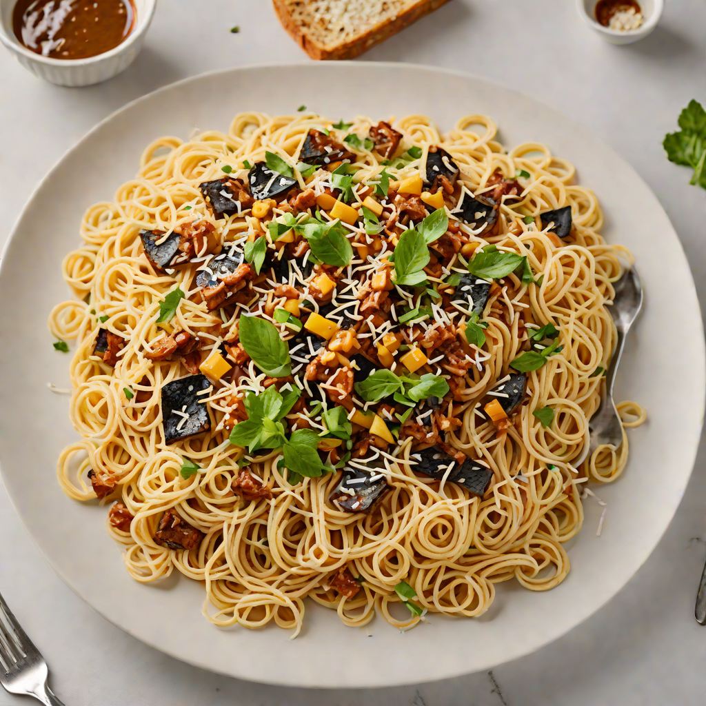 Classic Vegemite Pasta with Garlic and Parmesan