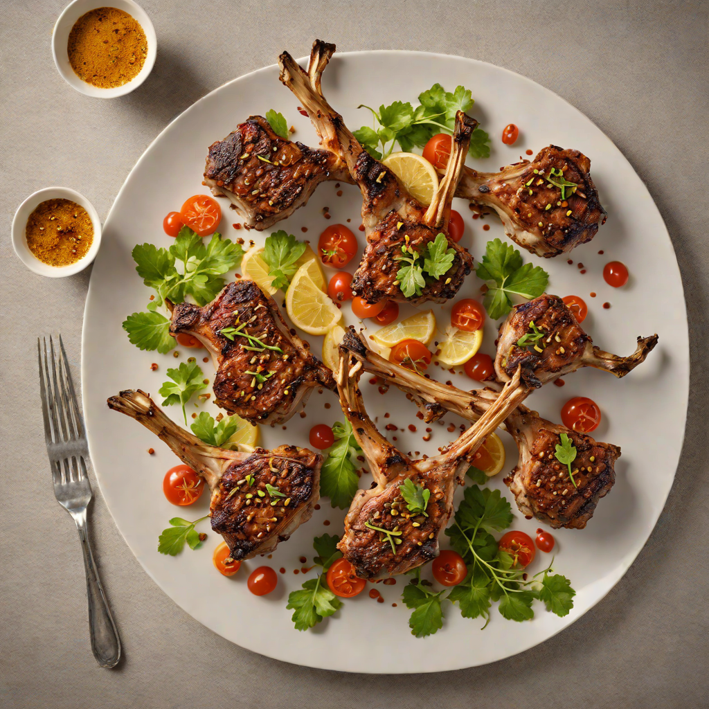 Roasted Lasat-Inspired Spiced Lamb Chops