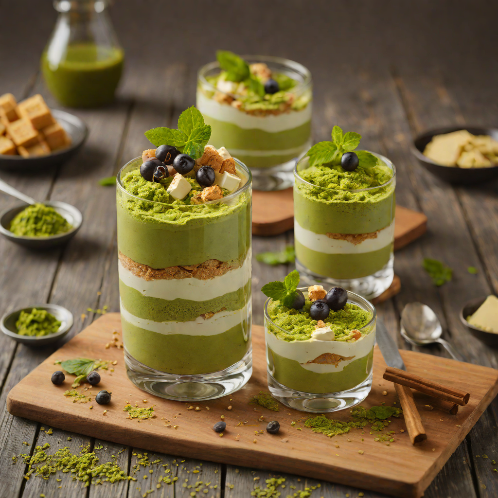 Matcha Liqueur Tiramisu Parfait