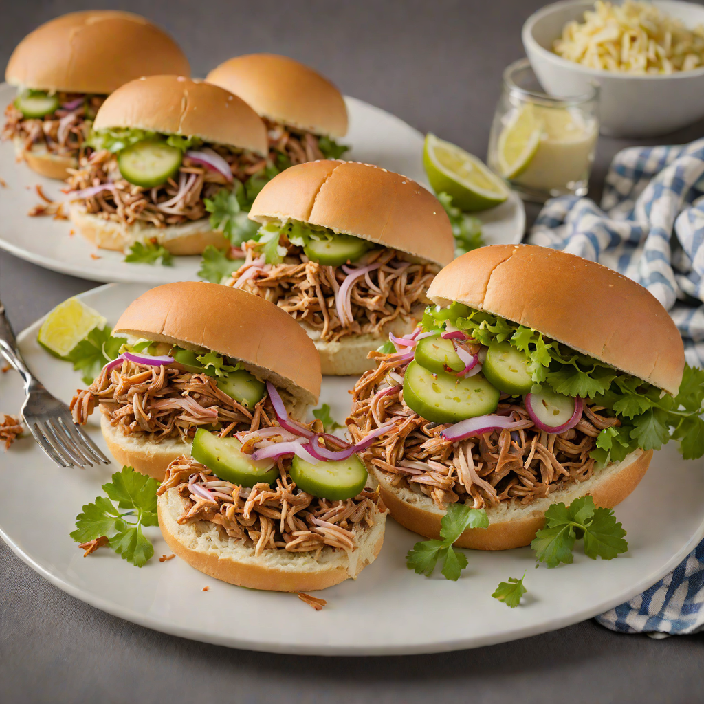 Spiced Amish Country Pulled Pork Sandwiches