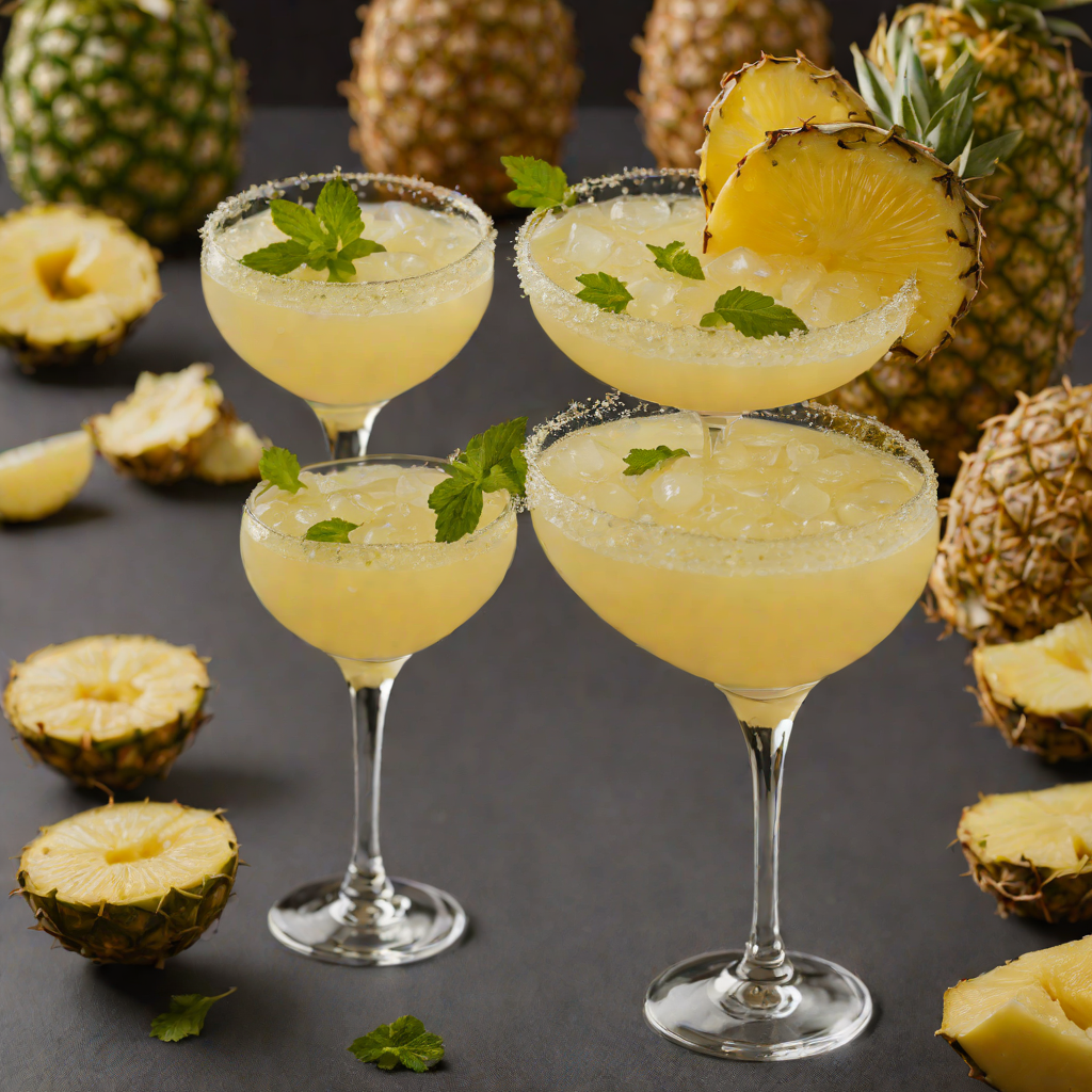 Sparkling Ginger Pineapple Daiquiri