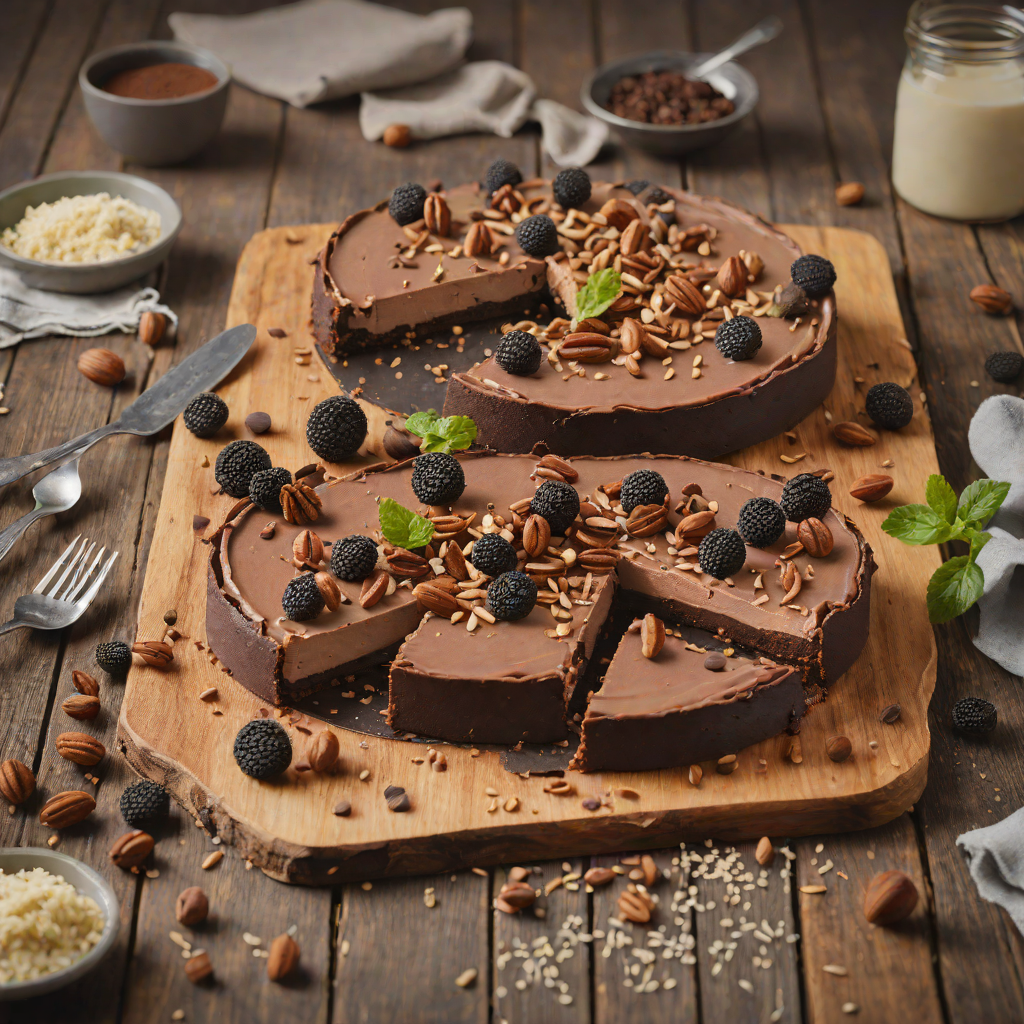 No-Bake Chocolate Hazelnut Cheesecake with Oreo Crust