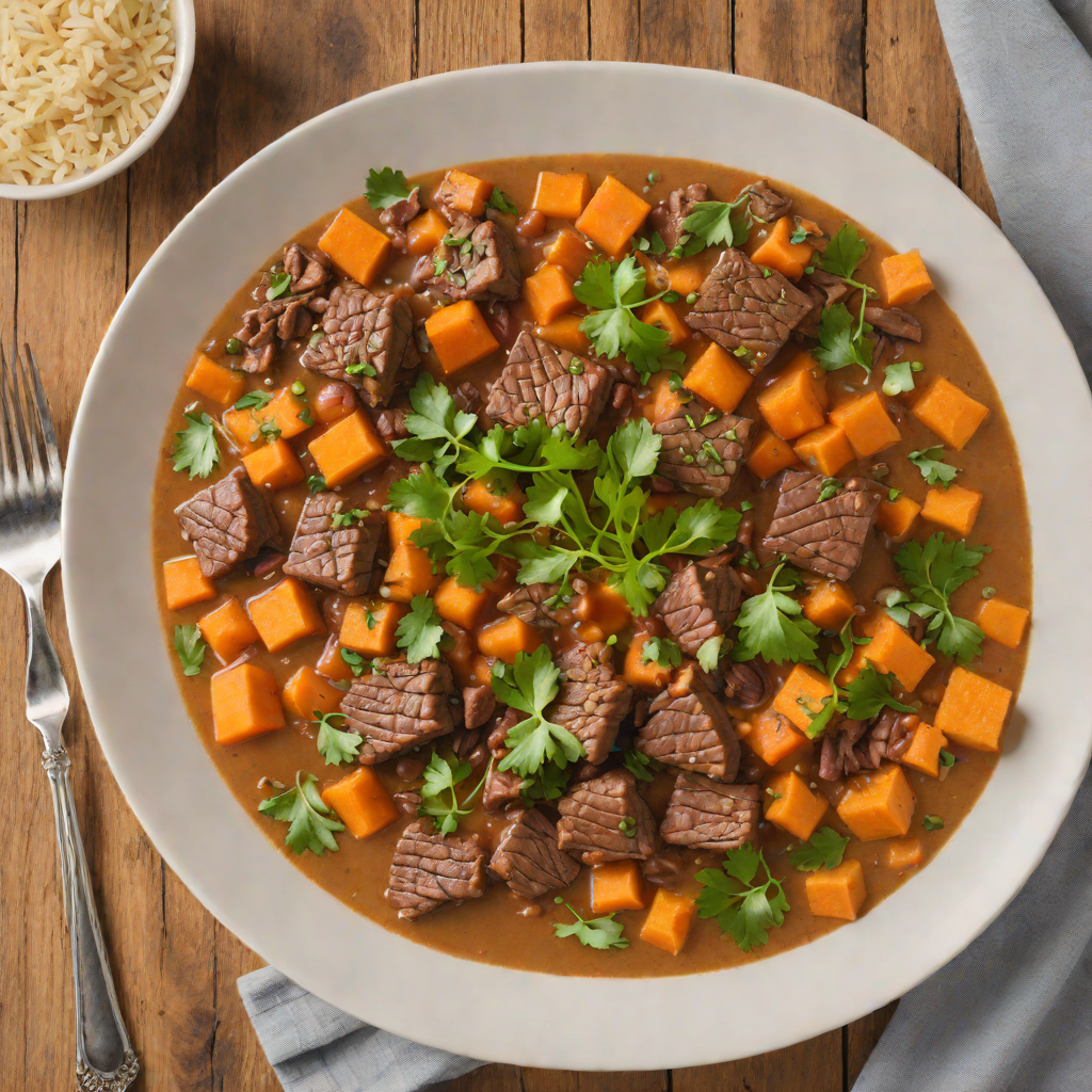 Spiced Beef and Sweet Potato Stew